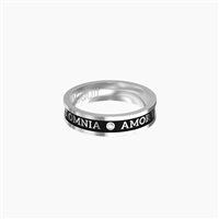 Ring Kidult Man Love in Steel Cristallo 721011-19 - 721011-23